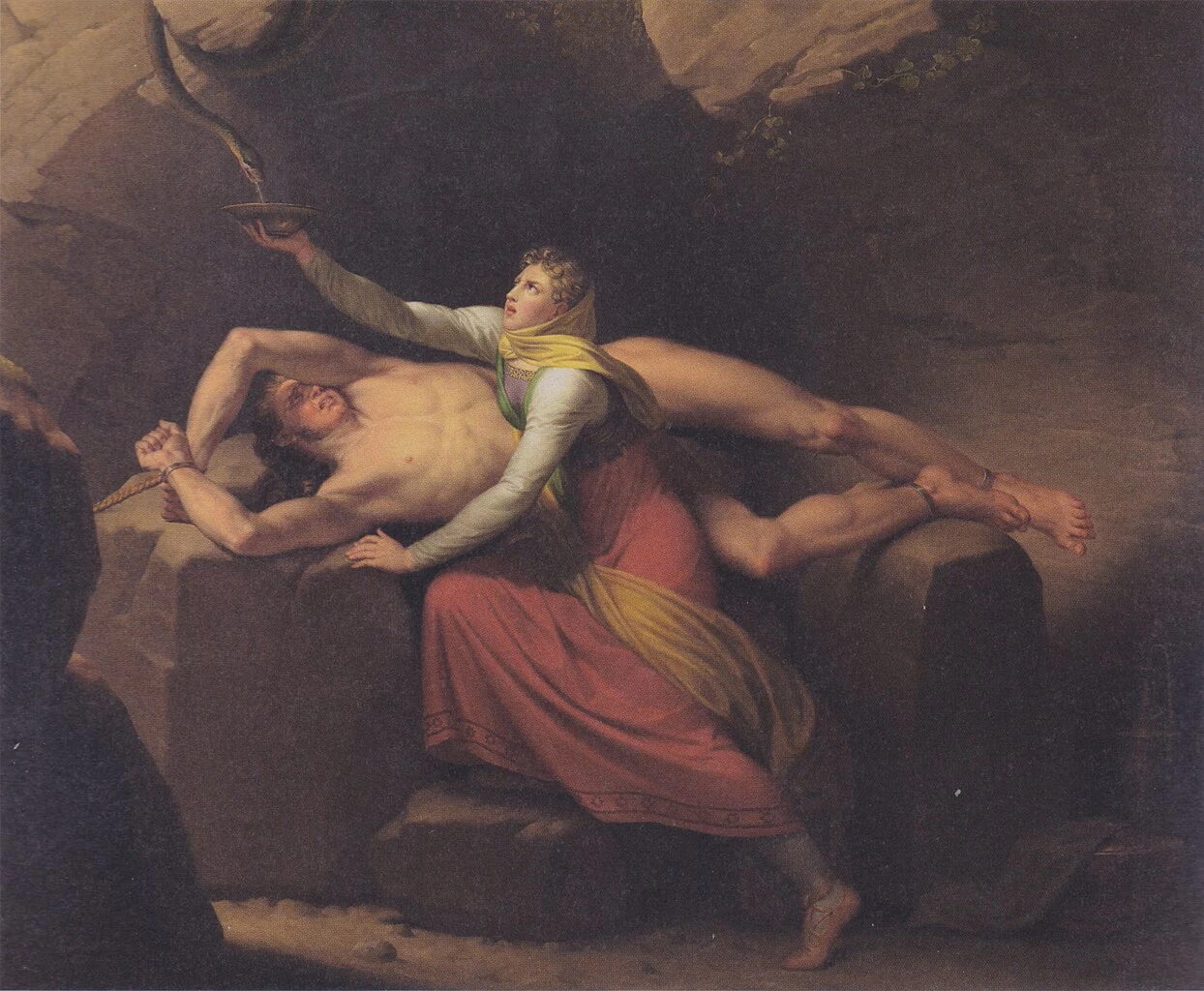 Loki e Sigyn - 1810, Statens Museum for Kunst, Copenaghen